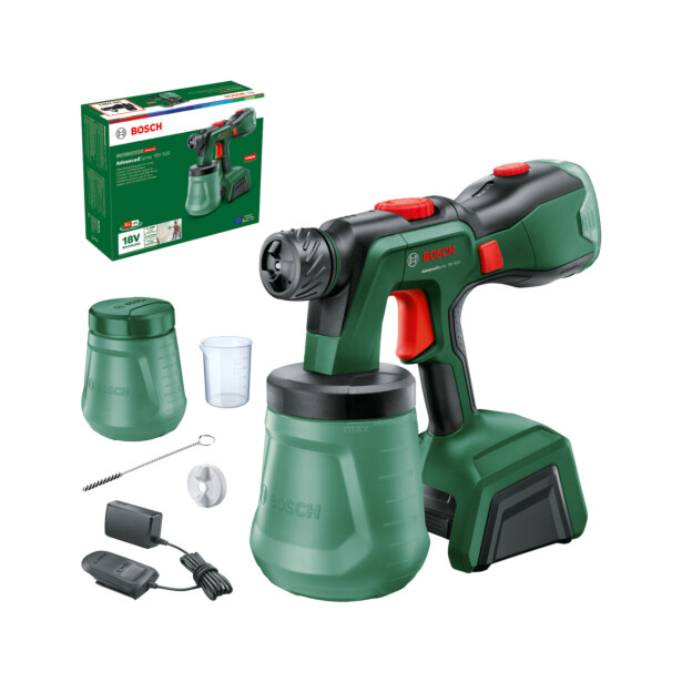 Akkumaaliruisku Bosch AdvancedSpray 18V-500, 18V, 4.0Ah akulla