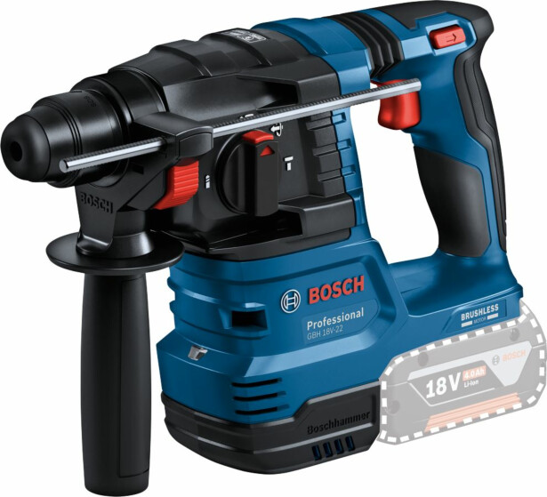 Akkuporavasara Bosch Professional GBH 18V-22 Solo, 18V, ilman akkua