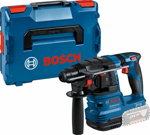 Akkuporavasara Bosch Professional GBH 18V-22 Solo, 18V, ilman akkua + L-Boxx