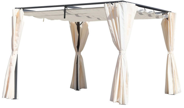 Pergola, 300x300x220cm, beige