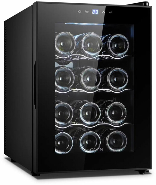 Viinikaappi Cavin Tundra Collection 12 Black - TC-12B, musta
