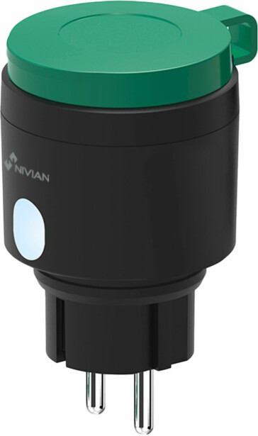 Älypistoke Celotron Nivian Smart, ulkokäyttöön, maksimikuormitus 16A, kulutustilastot, ajastin ja kalenteri, WiFi
