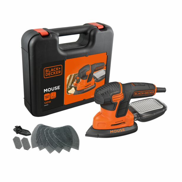 Hiomahiiri Black+Decker KA2500K, 120W + salkku ja 9 tarviketta