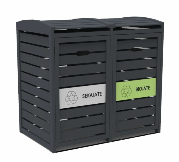 Roskakatos Viheraarni, 2x240l