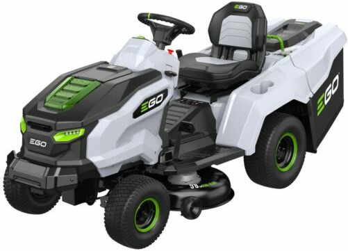 Akkukäyttoinen päältäajettava ruohonleikkuri Ego Power+ TR3801E-B, 56V, 300L kerääjällä, ilman akkua