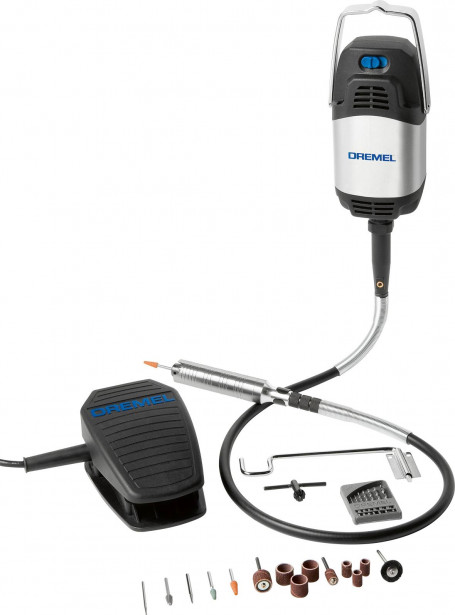 Tarkkuustyökalu Dremel FortiFlex 9100, 300W + taipuisa akseli