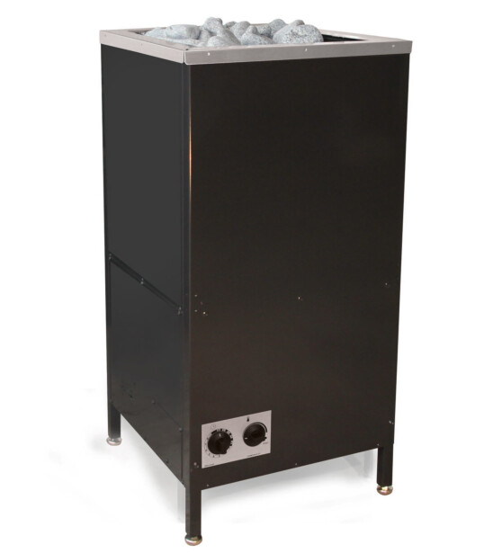 Sähkökiuas Aino Savu, 6kW, 6-12m³, musta