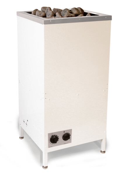 Sähkökiuas Aino Vaalea, 6kW, 6-12m³, valkoinen