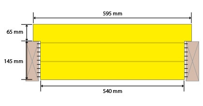 Eristelevy Finnfoam FI-K600, 210mm, seinä-, katto- ja rossipohjaeriste