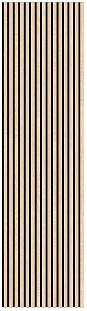 Akustiikkapaneeli Fibrotech Basic, 22x605x2440mm, vaalea tammi