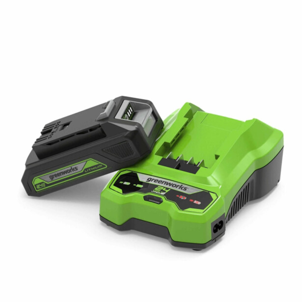 Akku + laturi Greenworks GSK24B4, 24V, 4.0Ah
