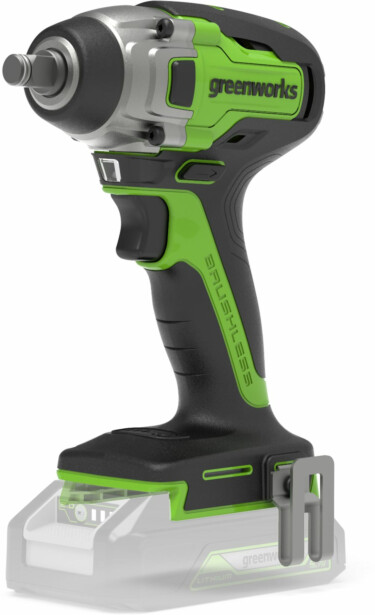 Akkuiskumutterinväännin Greenworks GD24D220, 200Nm, 24V, ilman akkua