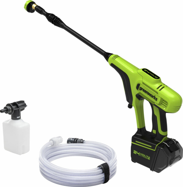 Matalapainepesuri Greenworks G24PW, 24V, ilman akkua