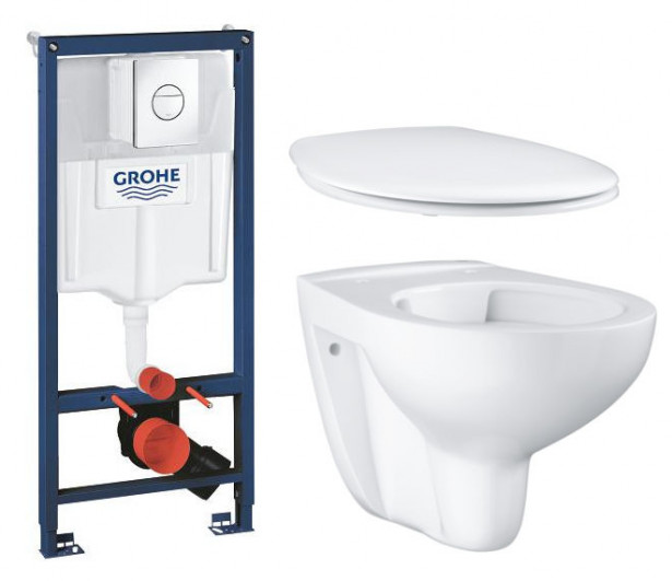 Seinä-WC-paketti Grohe Solido Compact 3 in 1
