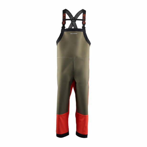 Kalastushousut Grundéns Neptune Armored Bib, vahvikkeilla