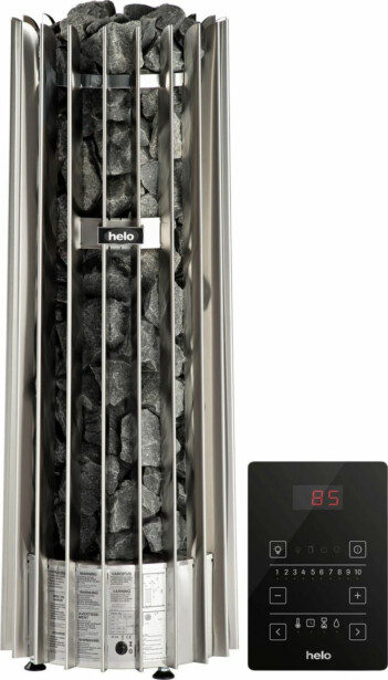 Sähkökiuas Helo Rocher 70 Pure, 6.8kW, 5-9m³, erillinen ohjaus