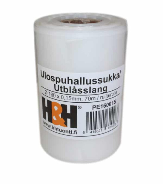 Alipaineistajan ulospuhallussukka H&H, Ø160mm