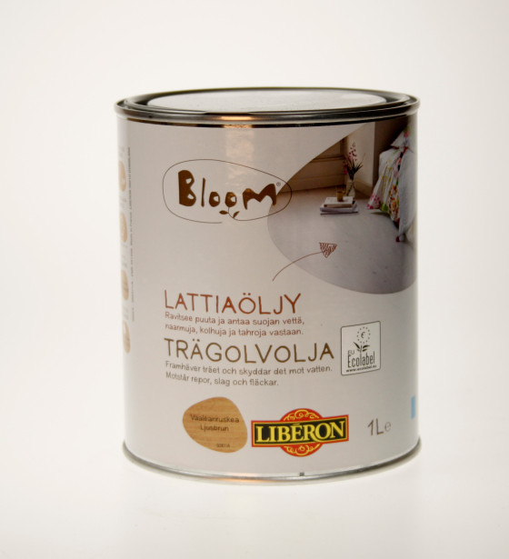 Lattiaöljy Bloom, 1L, vaaleanruskea (066952)