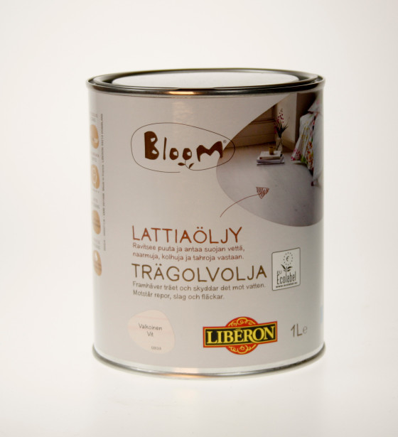 Lattiaöljy Bloom, 1L, valkoinen (066956)