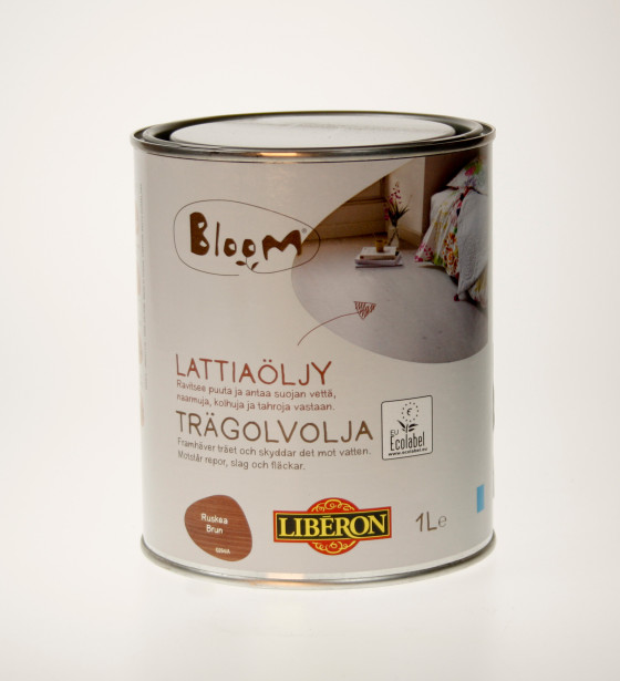 Lattiaöljy Bloom, 1L, ruskea (066958)