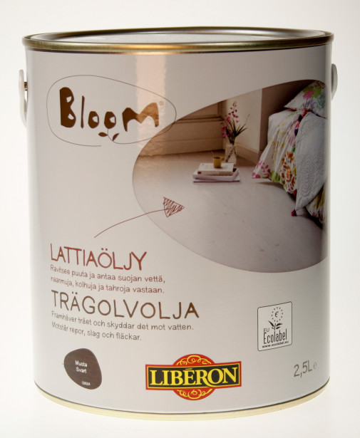 Lattiaöljy Bloom, 2,5L, musta (066953)
