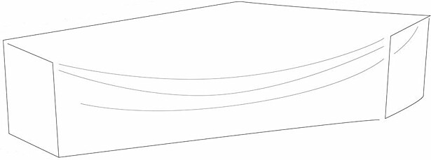 Kalustesuoja kulmasohvalle Hillerstorp, 290/80x225/80x67cm, polyesteri, harmaa
