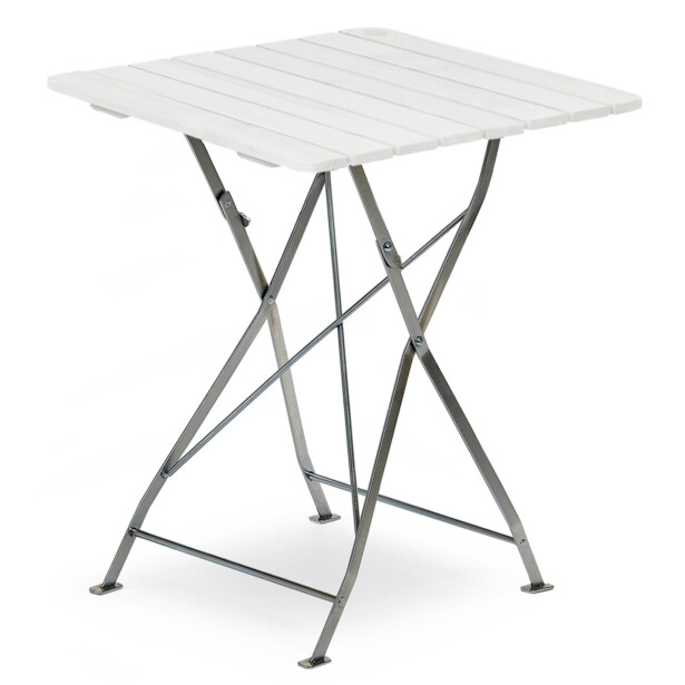 Pöytä Krögaren, taitettava, 70x70cm, valkoinen