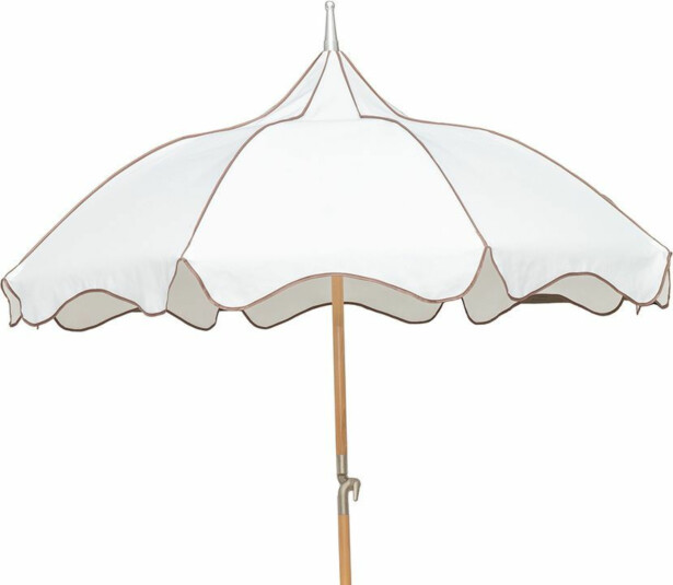 Aurinkovarjo Hillerstorp, 200cm, säädettävä, valkoinen