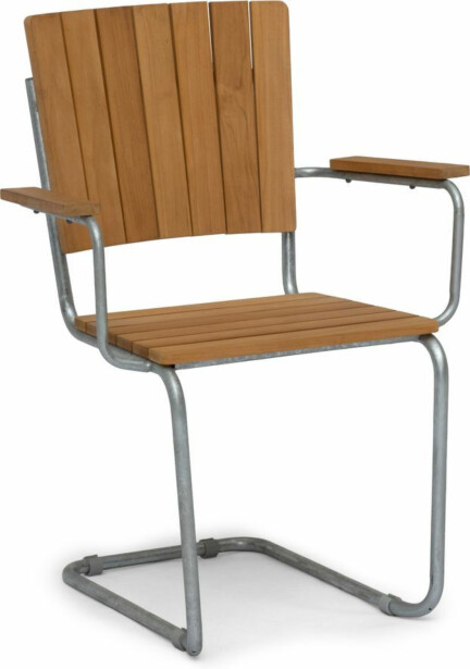 Tuoli Hillerstorp Sandhamn, 90x64x51cm, tiikki/teräs