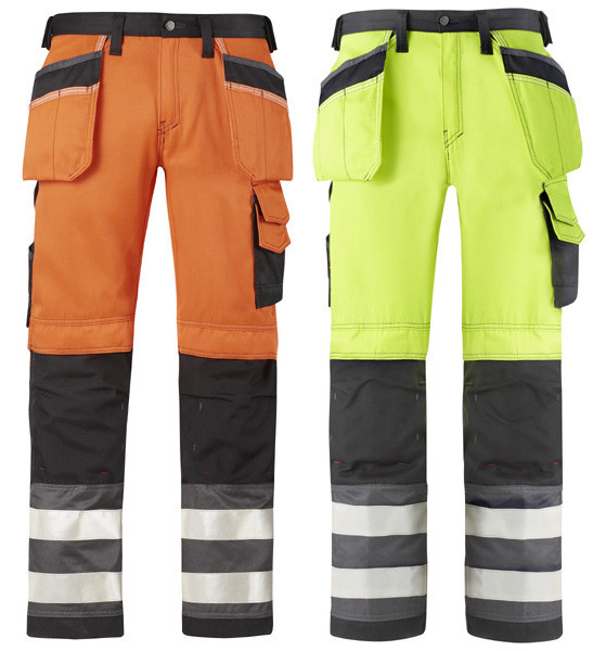 Huomiohousut Snickers Workwear 3233, lk 2, eri värejä