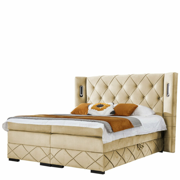 Jenkkisänky FOCUS LUX 120x200, beige (5253)