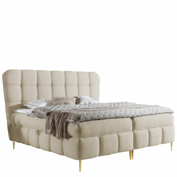 Jenkkisänky LOLLY 120x200 + sijauspatja, beige (4448)