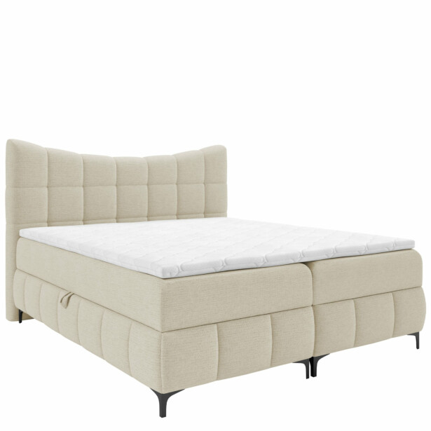 Jenkkisänky NOVA 120x200 + sijauspatja, beige (0990)