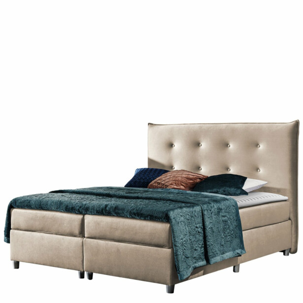 Jenkkisänky PRATO 120x200 + sijauspatja, beige (7619)