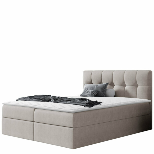 Jenkkisänky RICO 120x200 + sijauspatja, beige (0332)