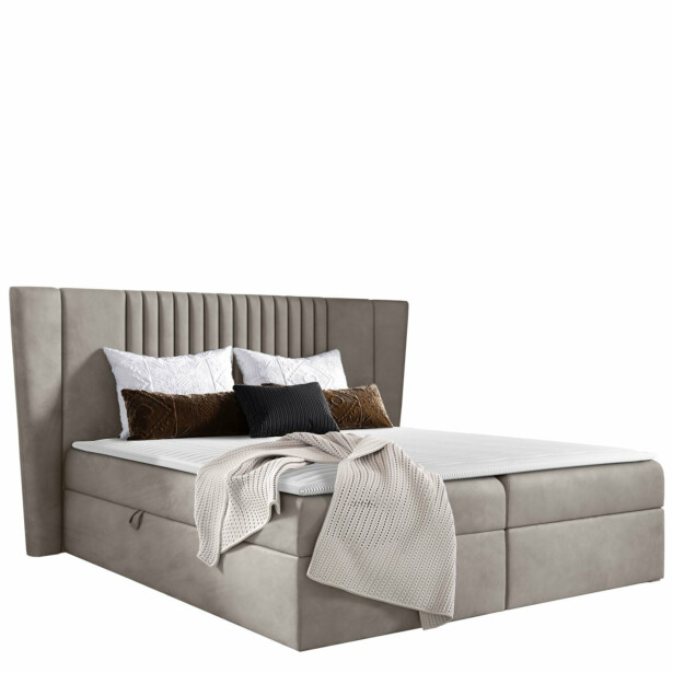 Jenkkisänky SPARK 120x200 + sijauspatja, beige (2327)