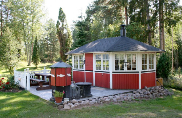 Huvimaja/kesäkeittiö Jalotakka Villa Albatros Iso (14,8m²)