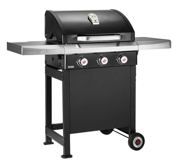 Kaasugrilli Landmann Rexon 3.0 Sapphire Black, 3 poltinta