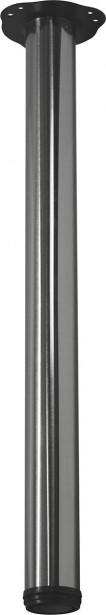 Kalustejalka Pisla, 60x710mm, harjattu nikkeli