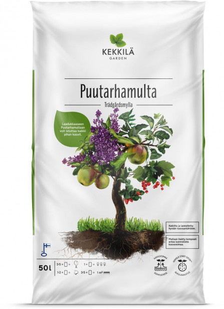 Puutarhamulta Kekkilä 60 säkkiä x 50l/lava, 3000 litraa