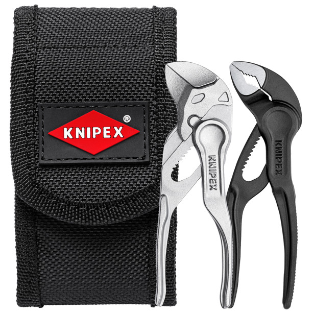 Minipihtisarja Knipex XS, vyökotelossa