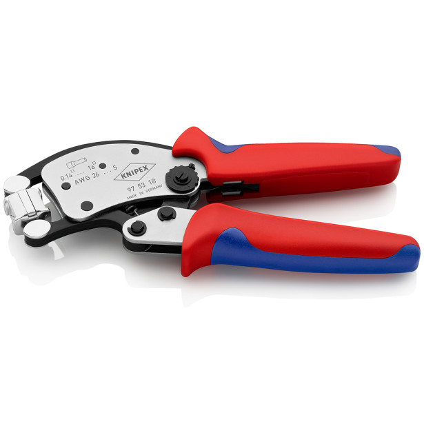 Pääteholkkipihti Knipex, Twistor 16, 0.14-16mm²