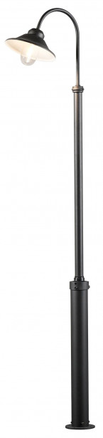Pylväsvalaisin Konstsmide Vega 560-750, 300x550x2400mm, 1-osainen, musta
