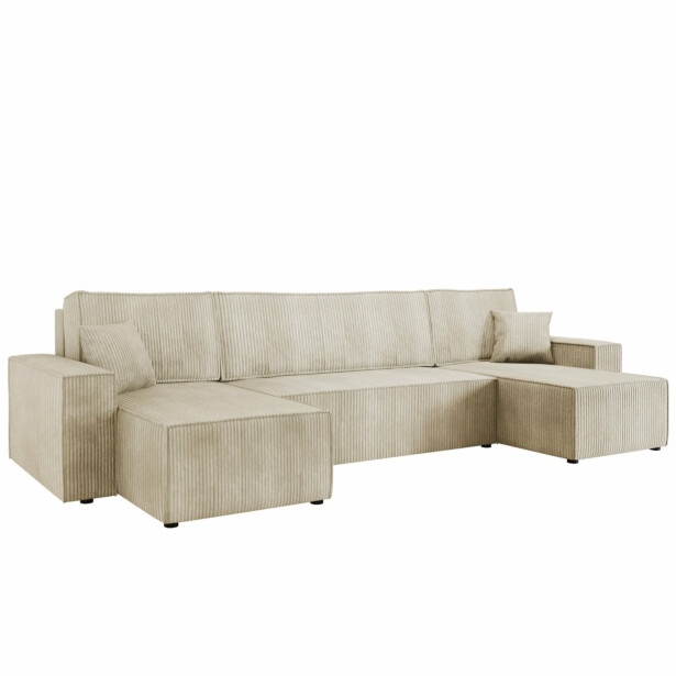 Kulmasohva KARL U, 4-istuttava, beige (1970)