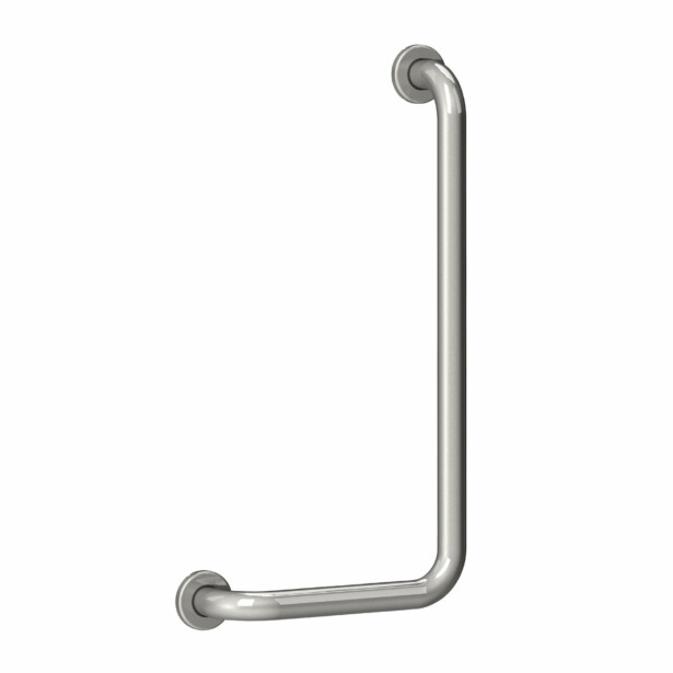 Kulmatukikahva Polaria 90° EH-N1224S-IXX, 300x600 mm, vasen, ruostumaton teräs
