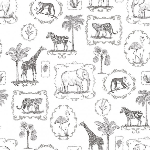 Kuvatapetti Rebel Walls Animal Party, non-woven, mittatilaus