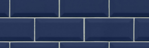 Kuvatapetti Rebel Walls Bistro Tiles Royal Blue, non-woven, mittatilaus