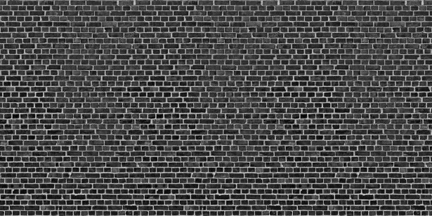 Kuvatapetti Rebel Walls Brick Wall Black, non-woven, mittatilaus