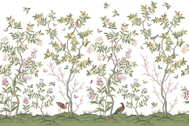 Kuvatapetti Rebel Walls Chinoiserie Chic, non-woven, mittatilaus