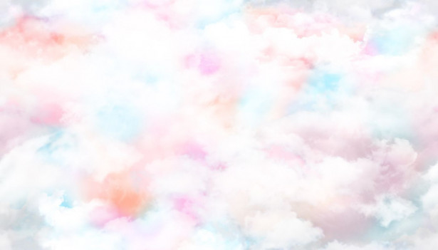 Kuvatapetti Rebel Walls Coral Clouds, non-woven, mittatilaus